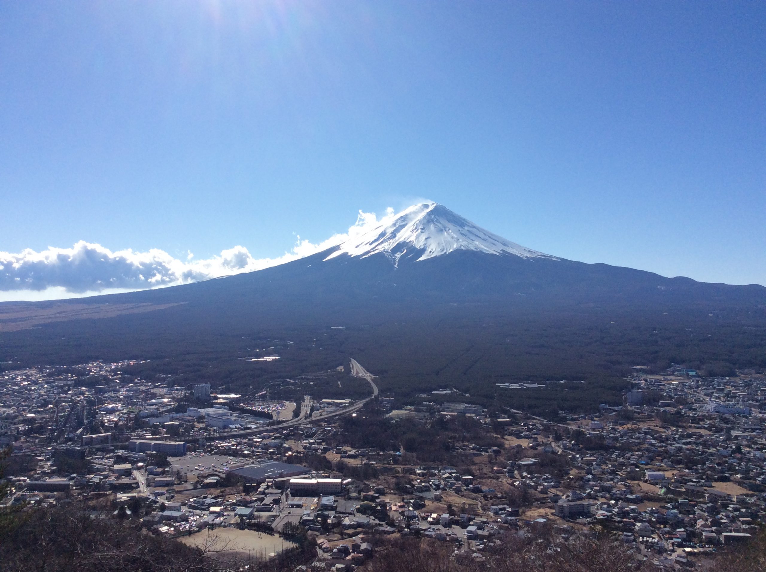 天上山より富士山の全景