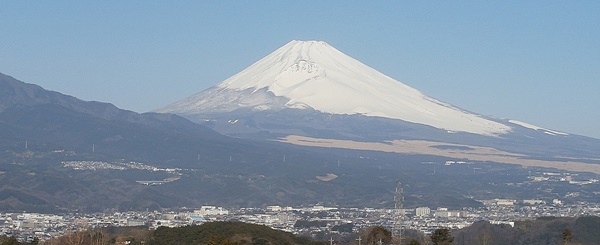富士山と居住