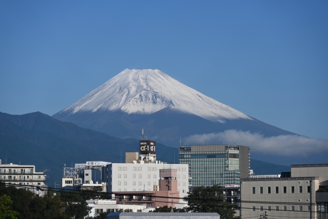三島駅からの富士山